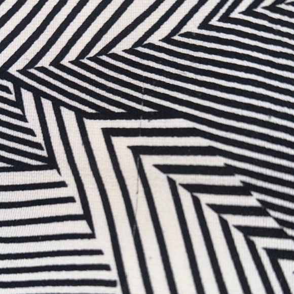 Black and White Striped Dress with Blue Bottom by THML Size Small - Picture 6 of 10